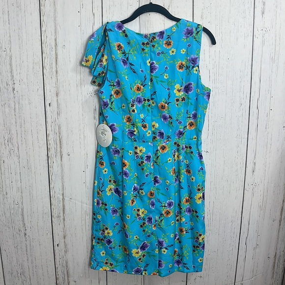 NWT Emma & Michele Floral Print Dress Size 10 Sleeveless - Picture 8 of 11